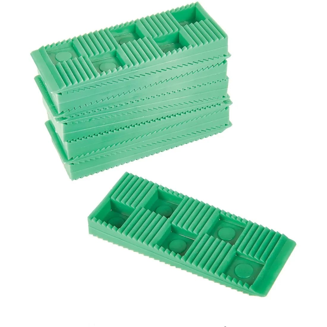 Wedgit Green Interlocking Wedges 80 X 30 X 10Mm Pk30