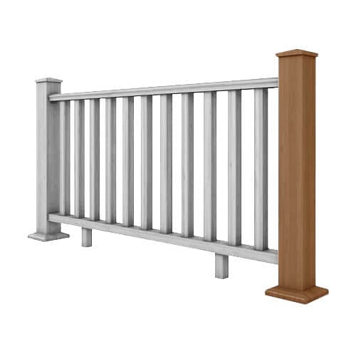 Individual Decking Post - Brown