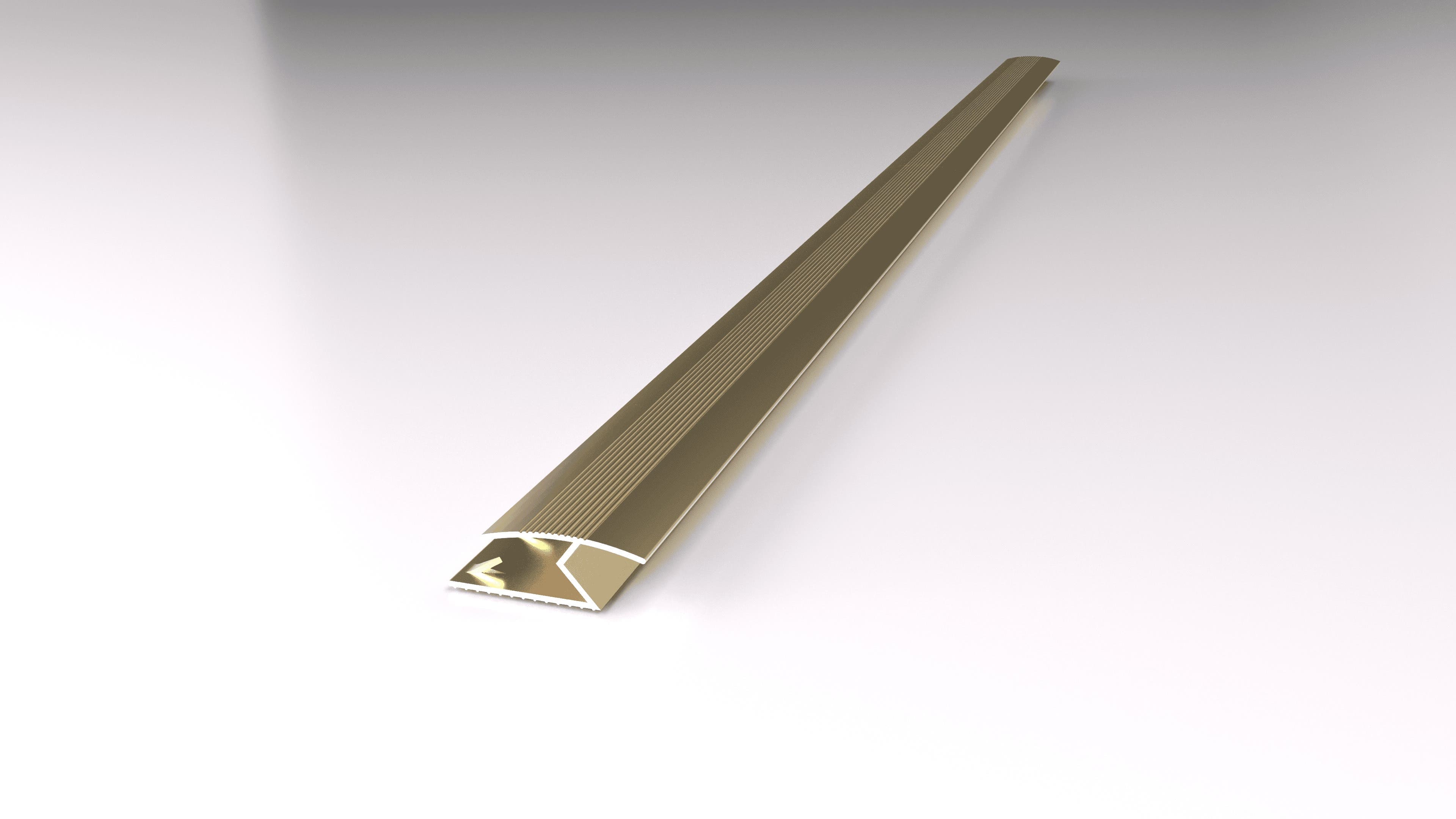 Z Section Floor Trim - 900mm - Gold