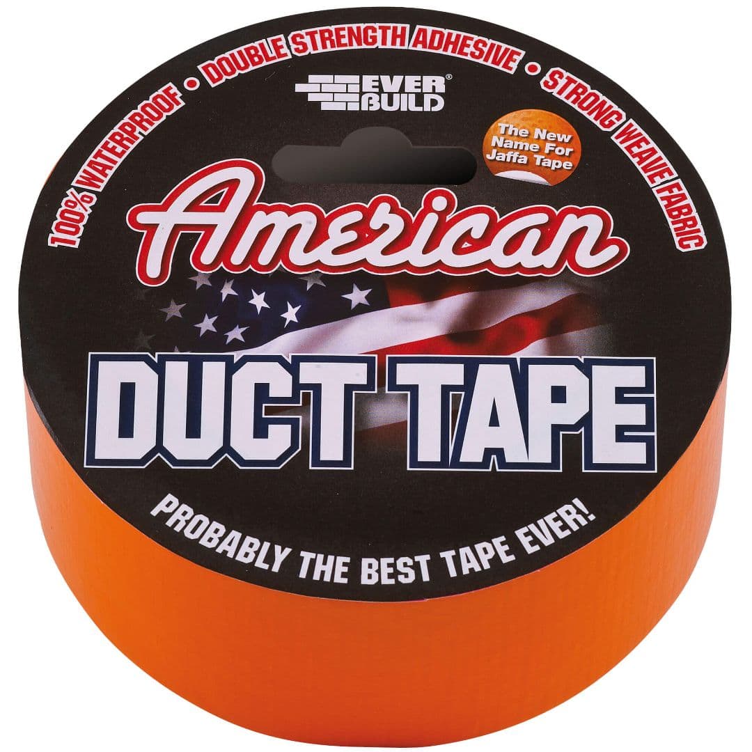 Everbuild American Duct Tape Orange 50Mm 25Mtr