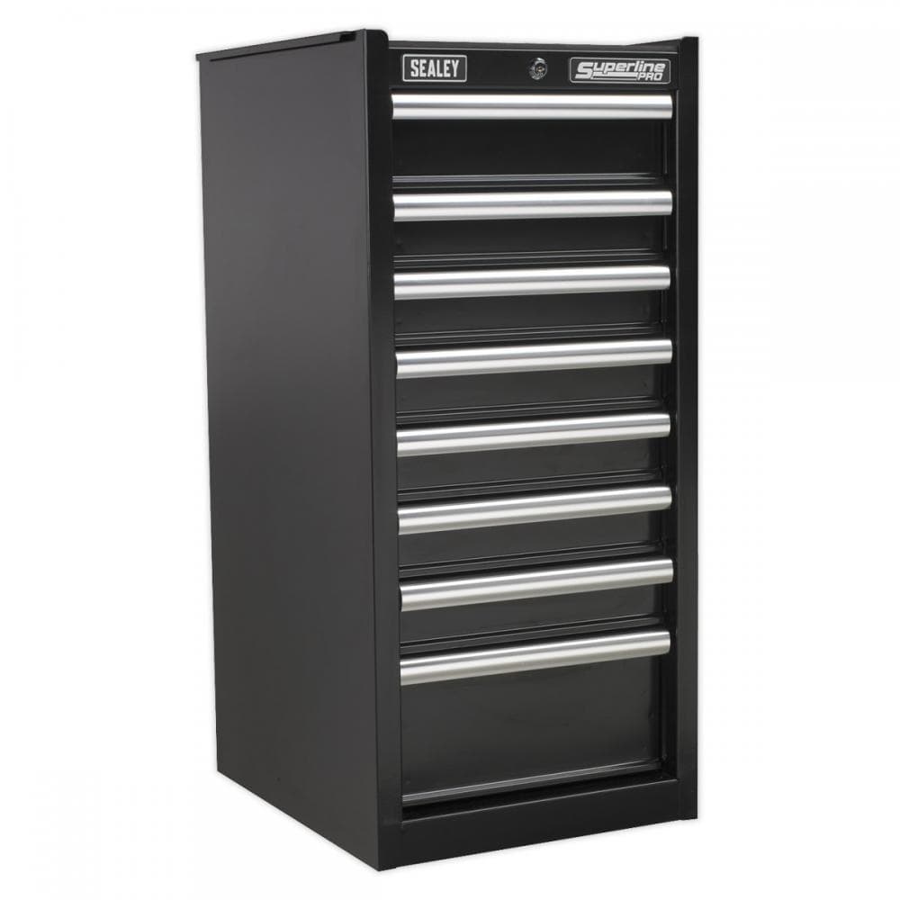 Sealey AP33589B Hang-On Chest 8 Drawer With Ball-Bearing Slides - Black