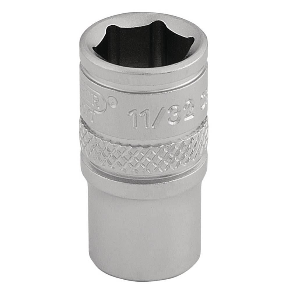 Draper Expert 16523 Imperial Socket 1/4in Sq. Dr. 11/32in each