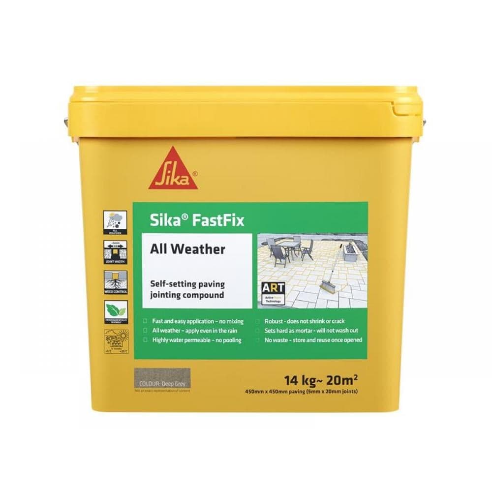 Everbuild Sika 669016 Sika® Fastfix All Weather Deep Grey 14Kg