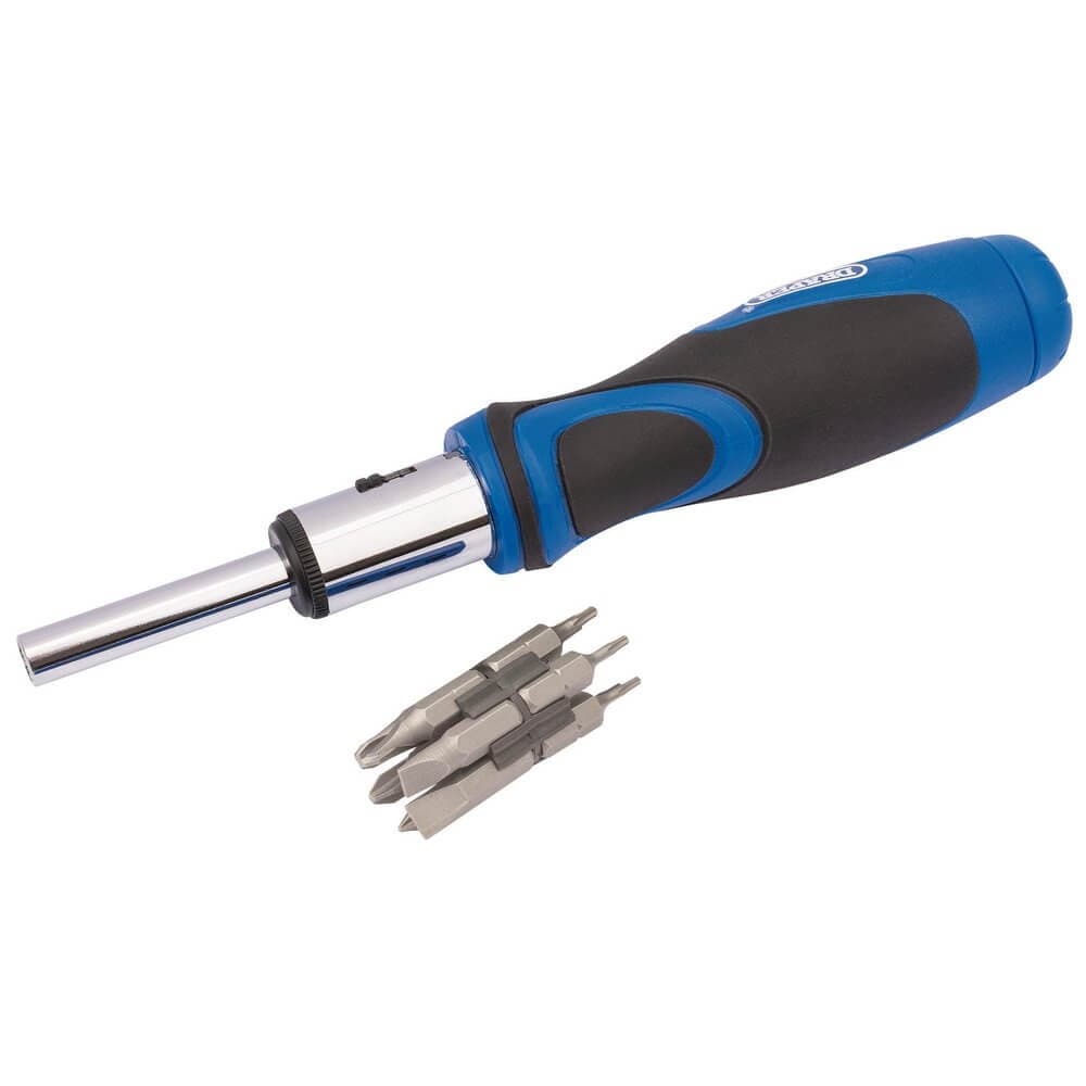 Draper 43640 Ratchet Screwdriver And Bit Set (13 Piece) per set 1