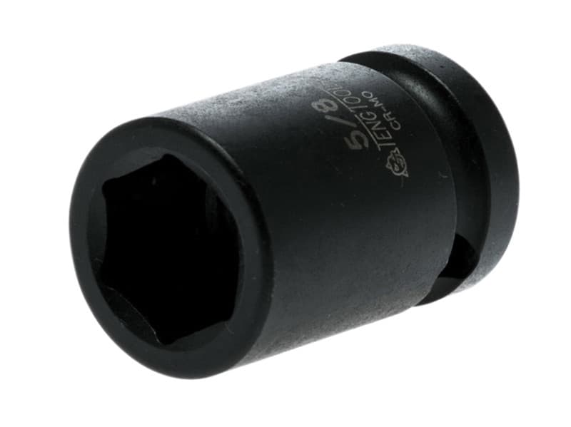 Teng 920120 Impact Socket Hexagon 6-Point 1/2In Drive 5/8In
