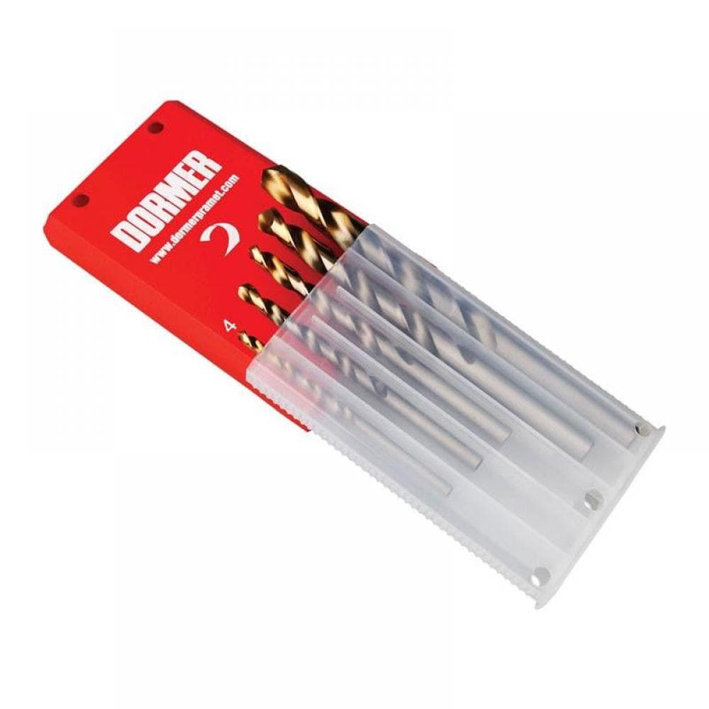 Dormer A08910 A08910 Set A002 Hss Tin Coated Jobber Drill Set Of 5 4.0-10.0