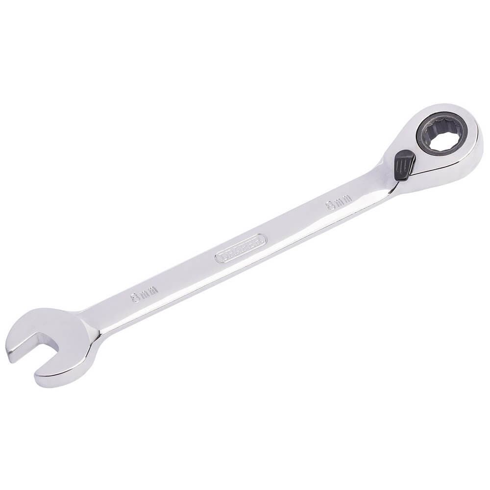 Draper 51967 Hi-Torq® Metric Reversible Ratcheting Combination Spanner 8Mm each 1