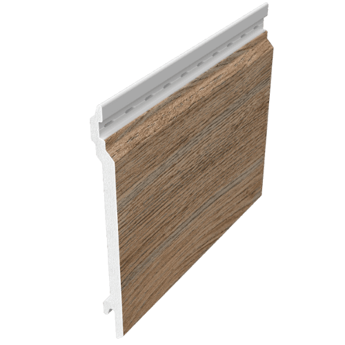 Naturale Wood Effect Cladding With V-Groove - 150mm x 5mtr Barnwood Oak - Pack of 4