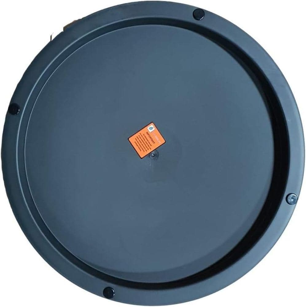 Small 110L Polybutt Water Butt Replacement Lid 39cm with Fixing Pegs Black Original Organics