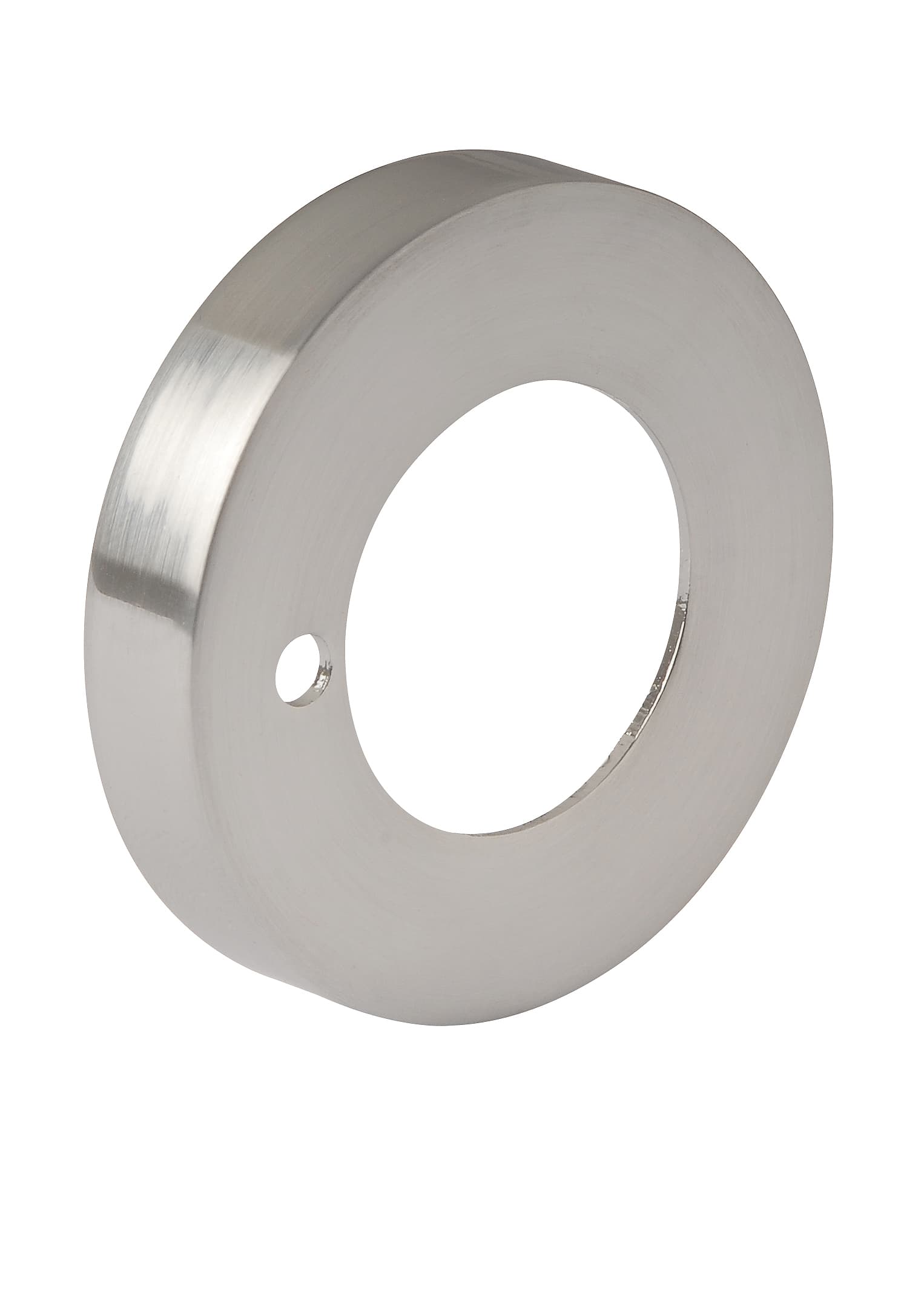 Jigtech Round Privacy Rose Cover Satin Chrome Plated Pair