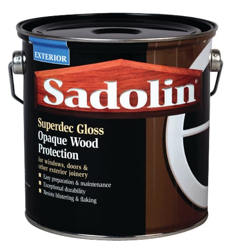 Sadolin Superdec Satin Opaque Wood Protection Black 2.5L