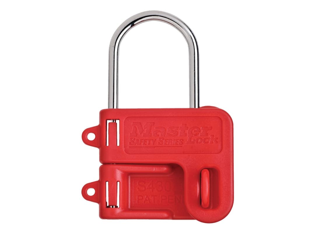Master Lock Two Padlock Lockout Hasp - 4mm Shackle S430
