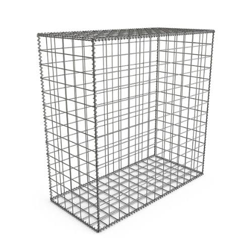4mm Welded Wire Mesh Gabion Baskets - 1000mm x 1000mm x 300mm Galvanised