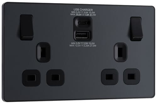 Nexus Metal Brushed Steel Unswitched 13A Fused Connection Unit With Cable Outlet NBS55-01