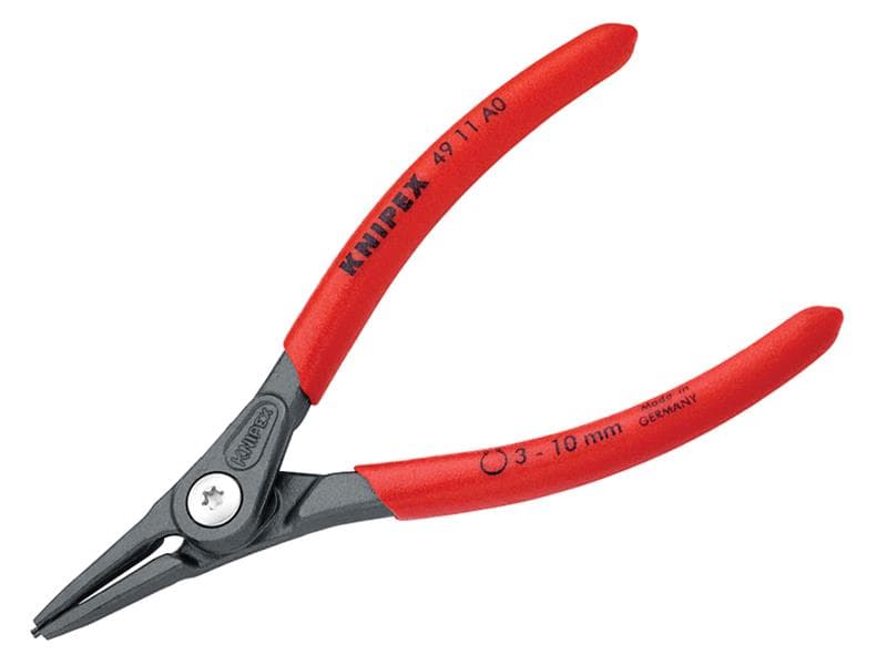 Knipex 49 11 A0 SB Precision Circlip Pliers External Straight 3-10Mm A0