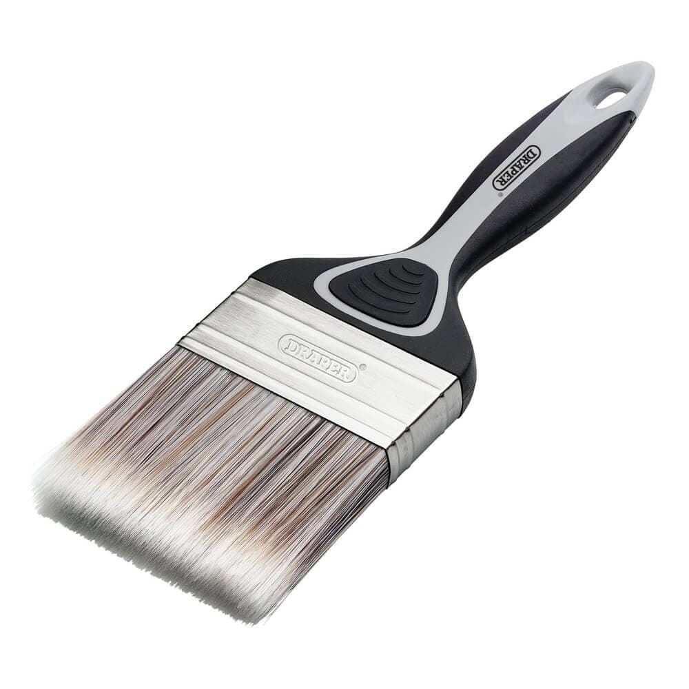 Draper Flat Paint Brush With Soft Grip 80Mm Pk 1 20580