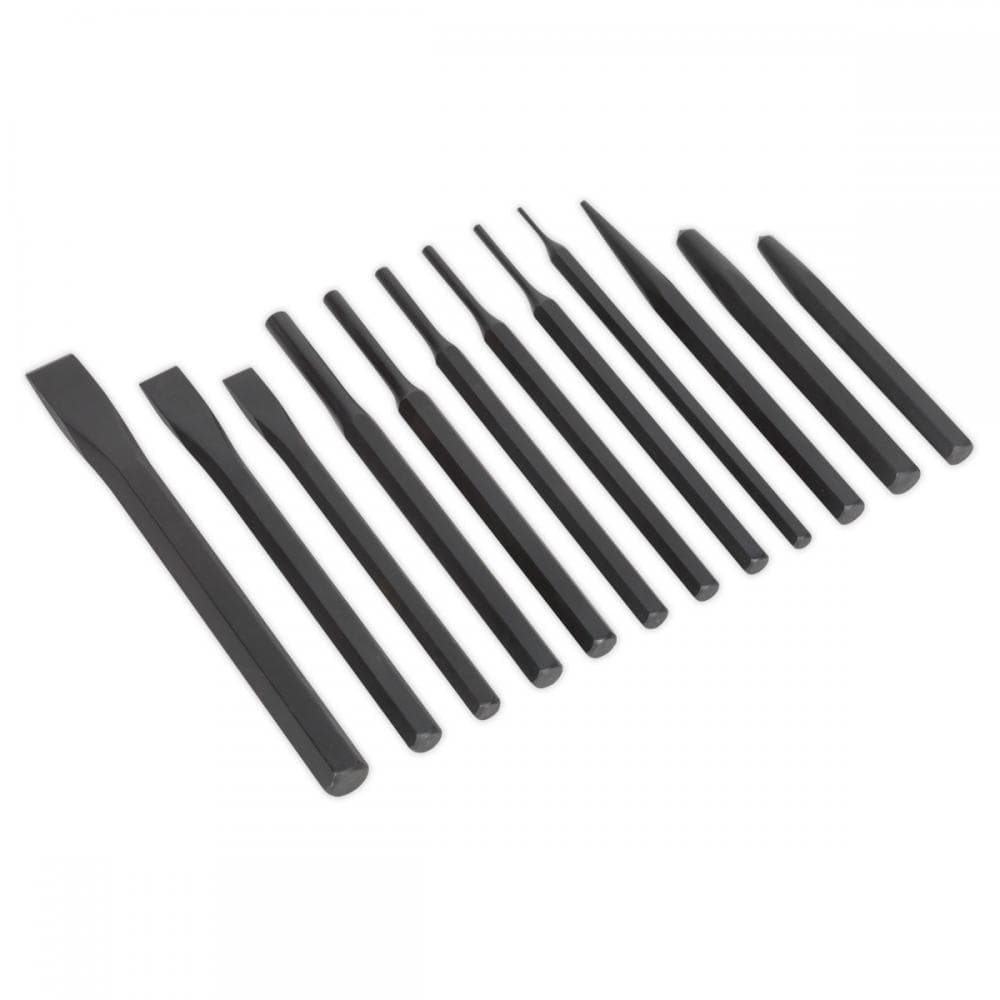 Sealey S0802 Punch & Chisel Set 12Pc