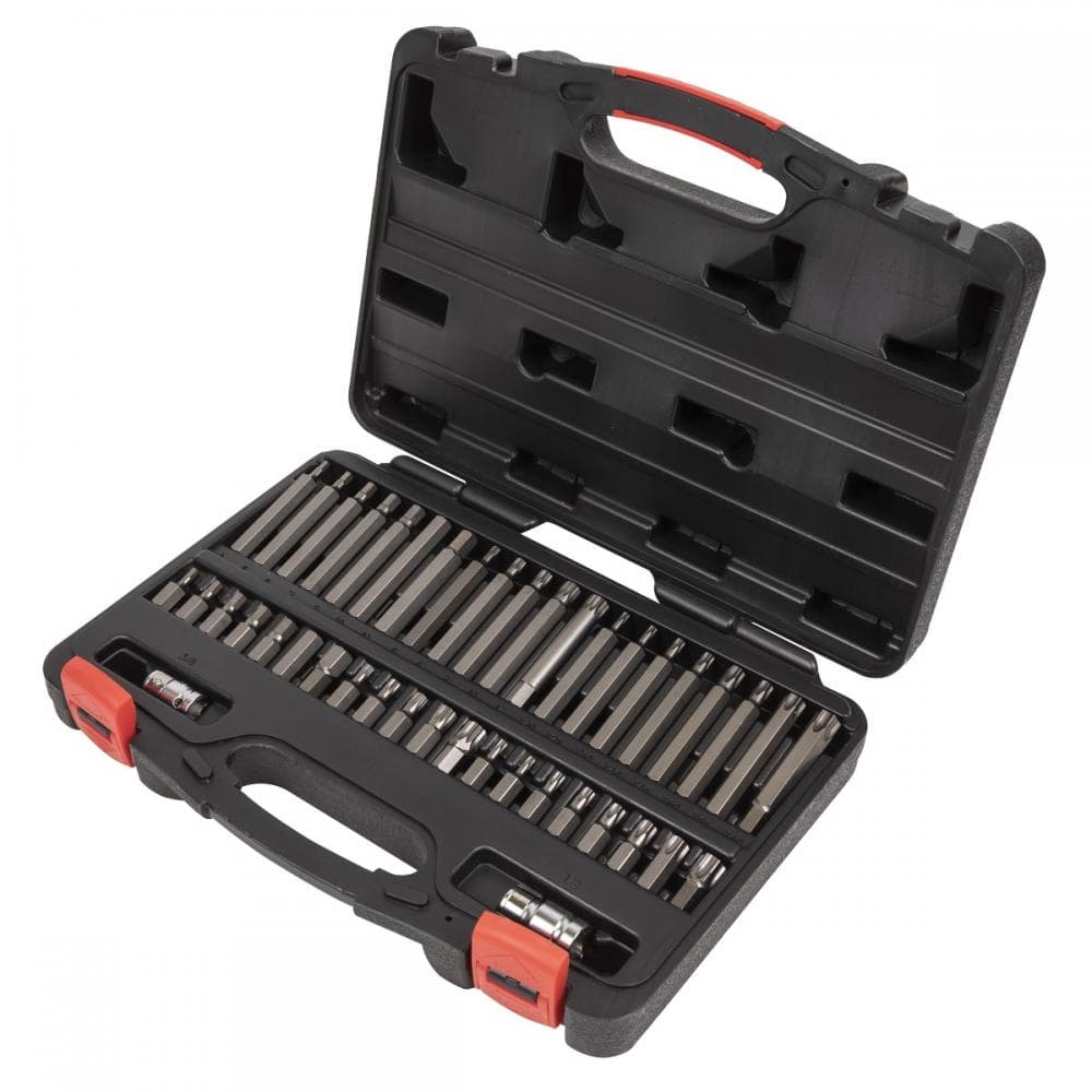 Sealey AK21942P Trx-Star*/Hex/Spline Bit Set 42Pc 3/8in & 1/2inSq Drive