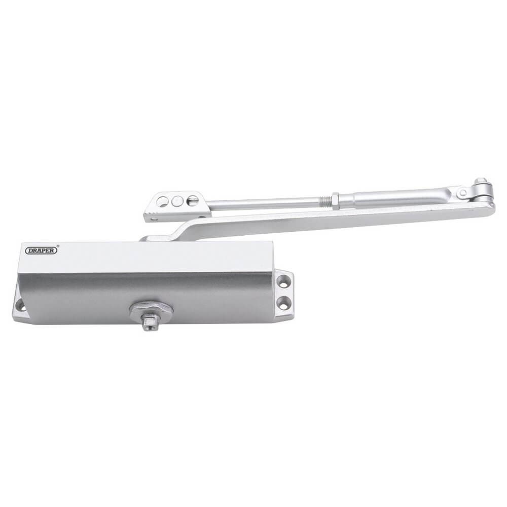 Draper 62892 Adjustable Automatic Door Closer For Doors Between 40Kg And 65Kg each