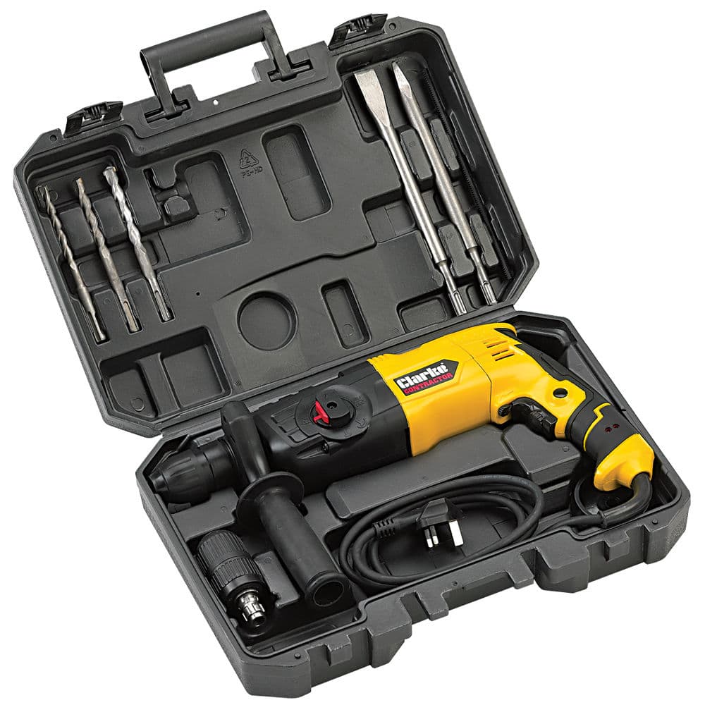 Clarke 6480215 Con720Rhd Lightweight 400W Sds+ Rotary Hammer Drill