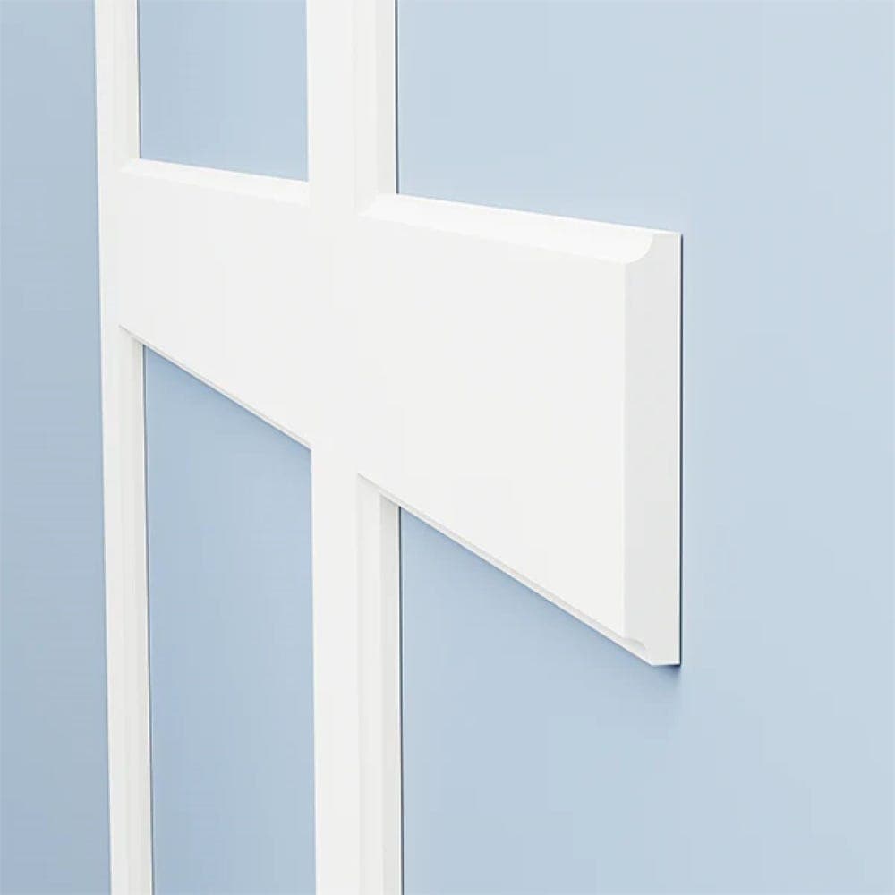 Scotia Shaker MDF Wall Panels White Primed 3050mm x 120mm x 15mm