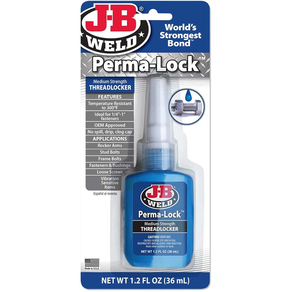 J-B Weld PermaLock Blue Medium Strength Threadlocker 36ml