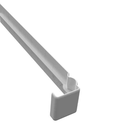 White Ogee Fascia Joiner - 300mm