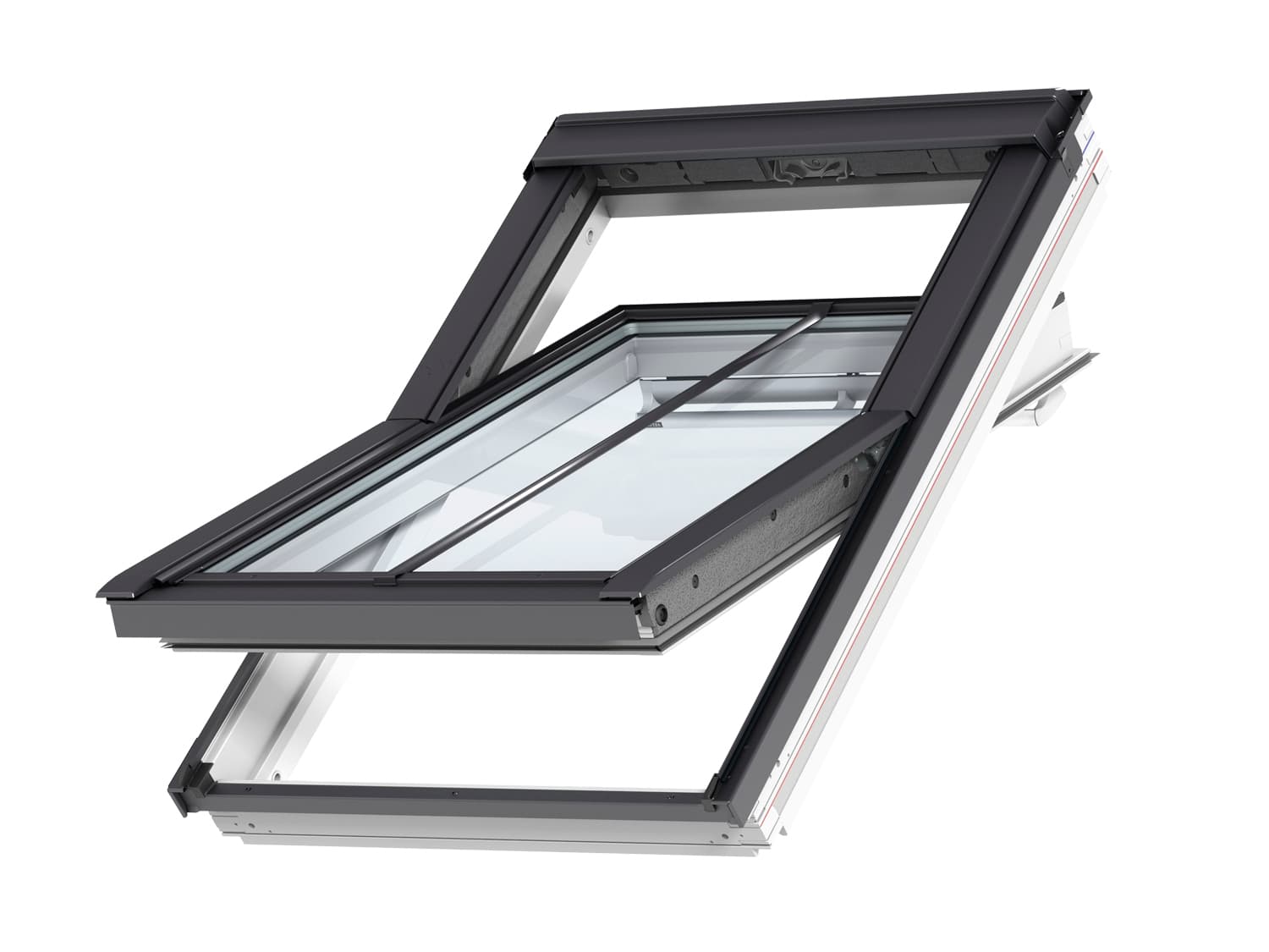VELUX Conservation Centre-Pivot Roof Window and Recessed Slate Flashing 660 x 1180mm GGL FK06 SD5N2