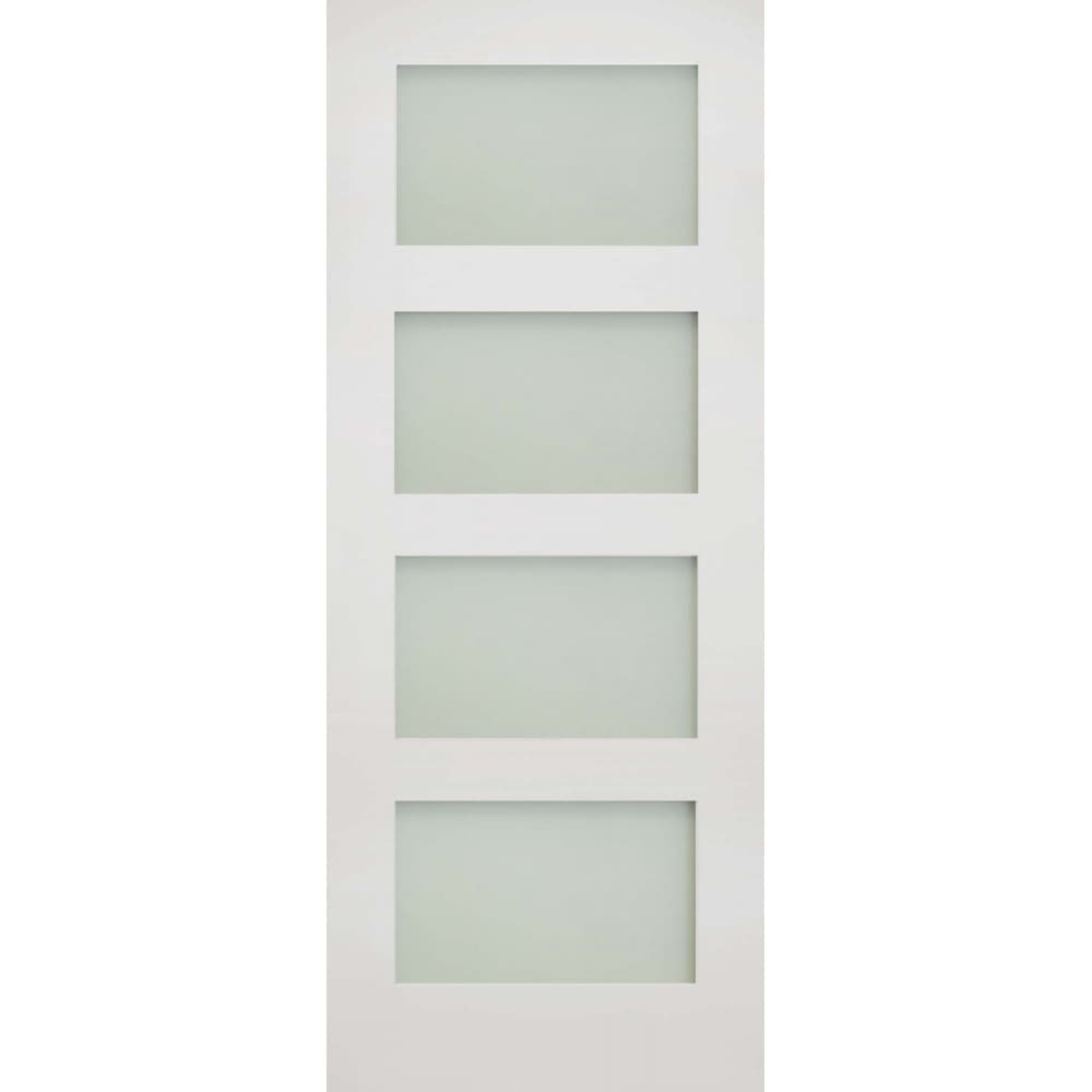 Deanta Coventry White Primed Obscure Glaze 1981mm x 838mm x 35mm