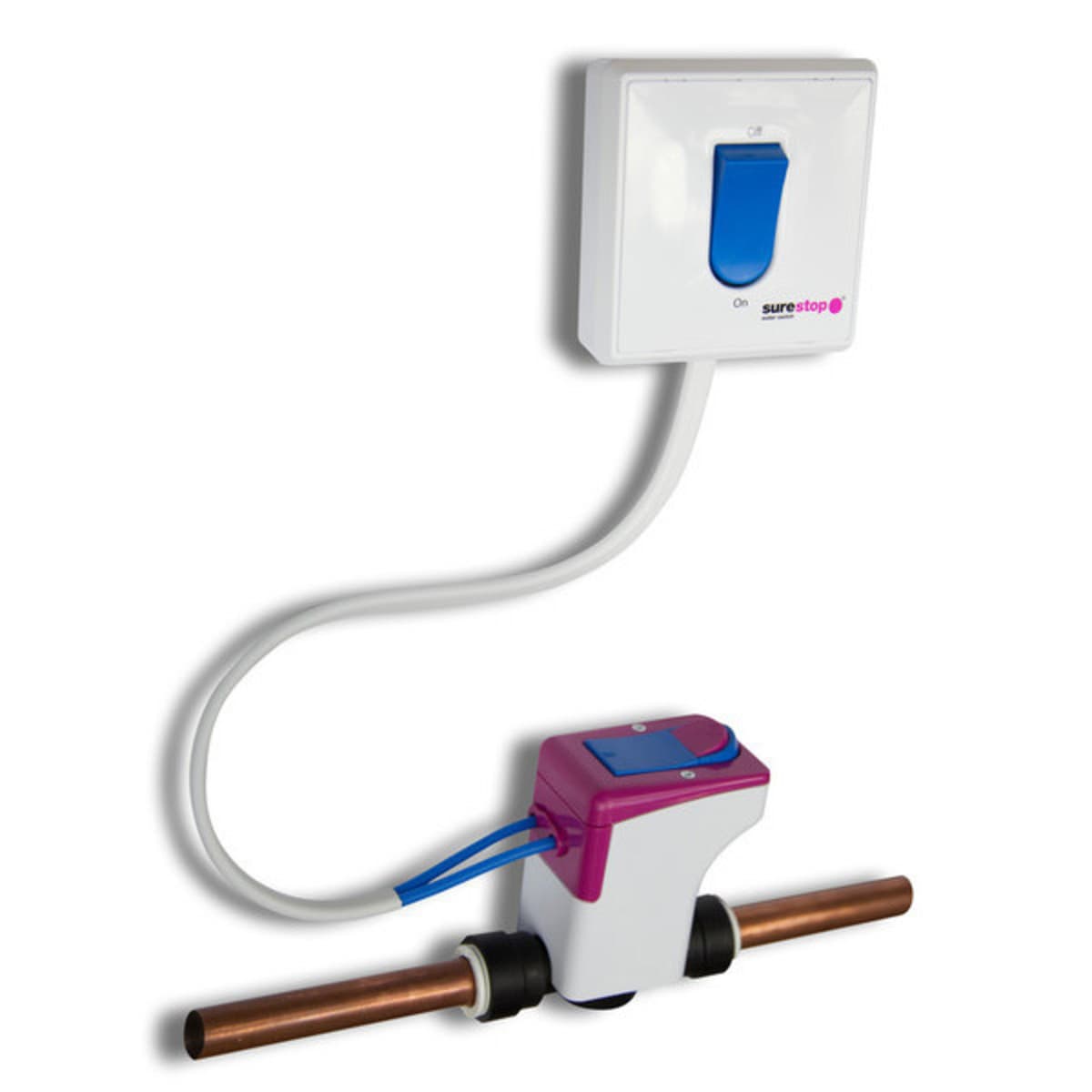 Surestop Pushfit Remote Stopcock 22 mm