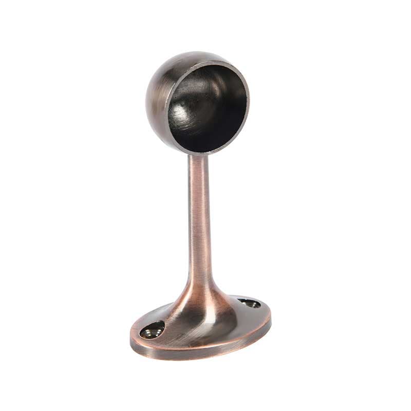 Rothley Antique Copper End Bracket 25mm