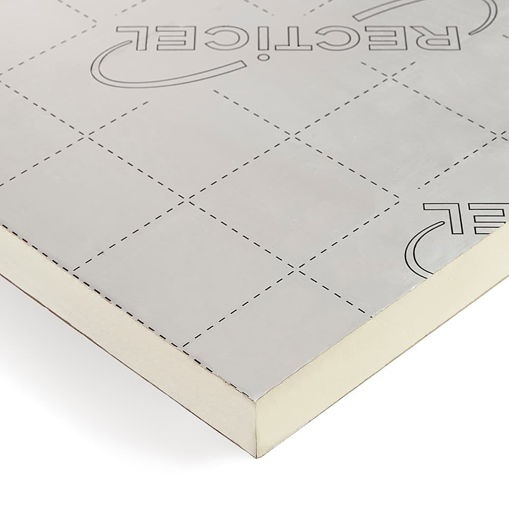 90mm x 2400mm x 1200mm Recticel Eurothane GP Insulation Board