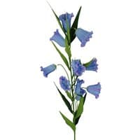 Dyzi Artificial Large Trumpet Flower Stem 100cm - Blue
