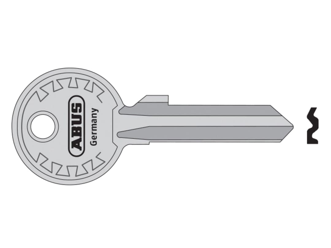 ABUS Mechanical 24/70-82/63-92/65 Key Blank 00906 10000906-01