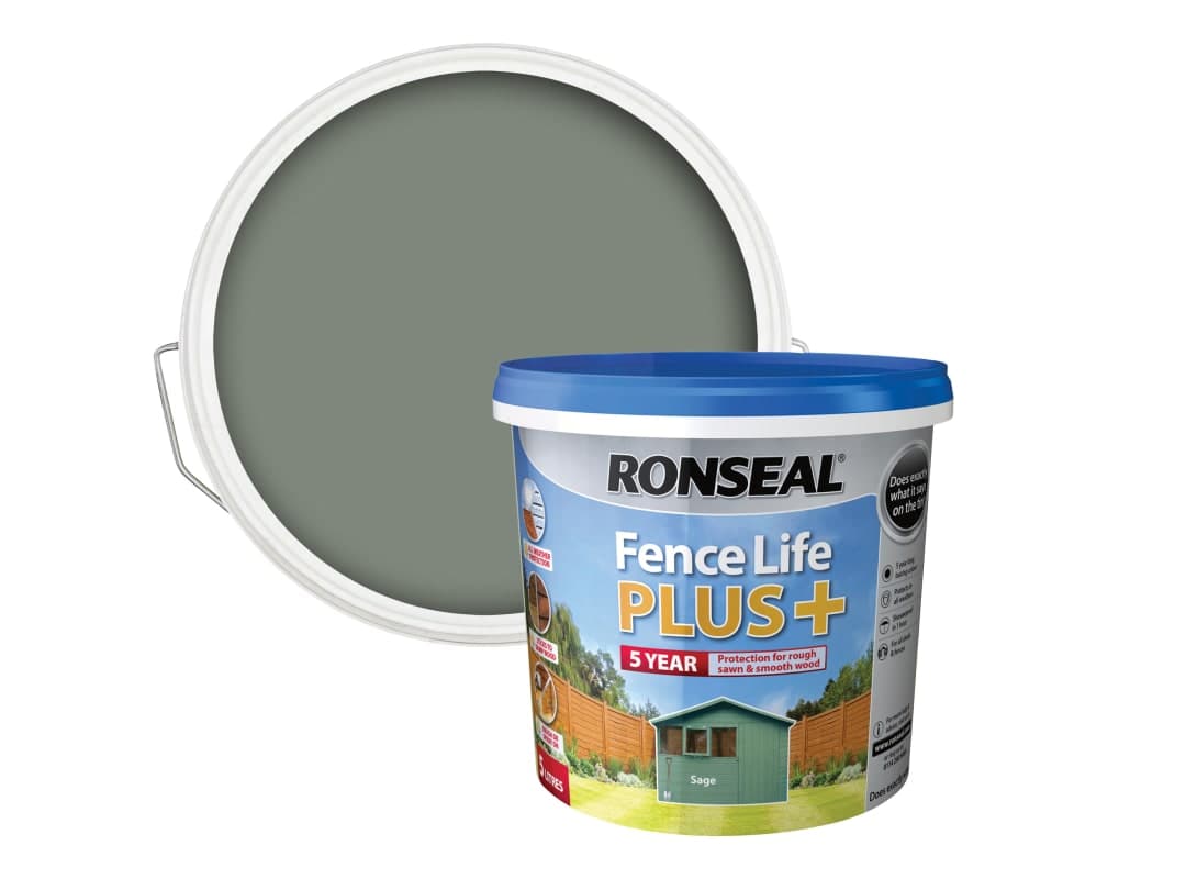Ronseal Fence Life+ Sage 5L 37627