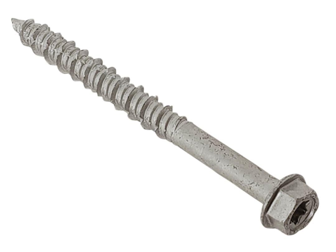 ForgeFix TechFast Masonry Screw TORX® Compatible Hex 6.3 x 82mm (Box 100) TFMSHT6382