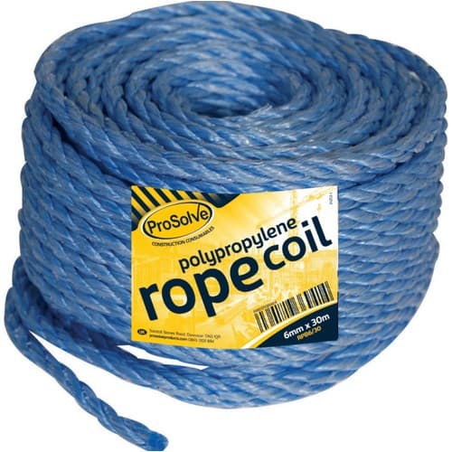 ProSolve Polypropylene Rope - 6mm x 30mtr