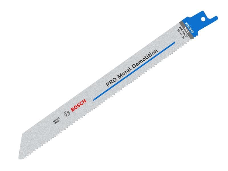 Bosch Powertool Accessories 2608656265 Pro Metal Demolition S1025Vf Blade 200Mm 10-14 Tpi (Pack 5)