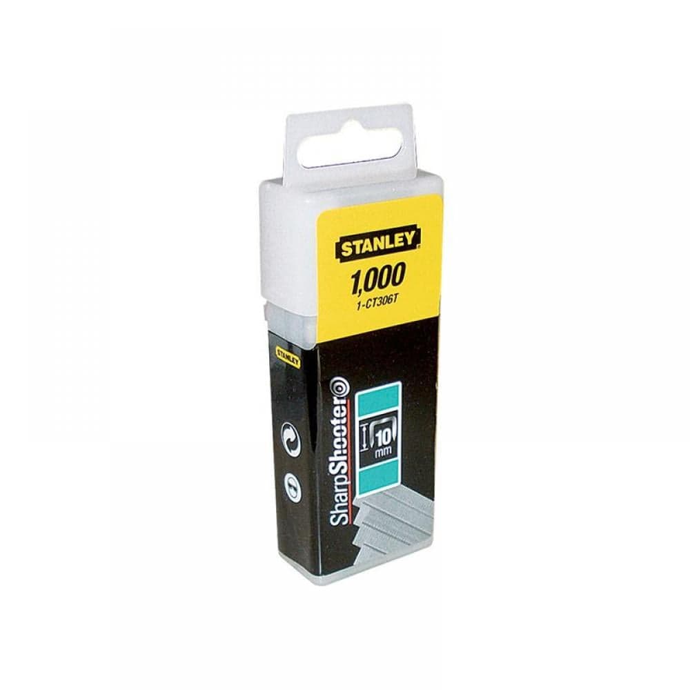 Stanley® 1-CT308T Flat Narrow Crown Staples 12Mm Ct308T (Pack 1000)