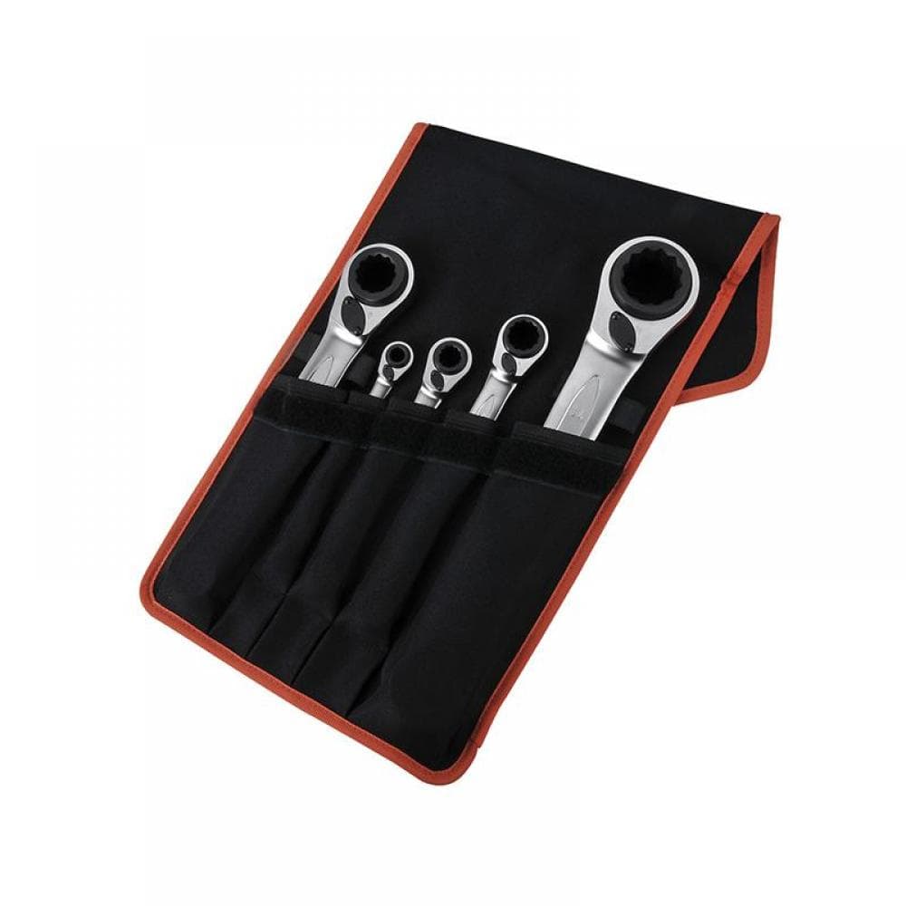 Bahco S4RM/5T S4Rm Series Reversible Ratchet Spanners Set 5 Piece