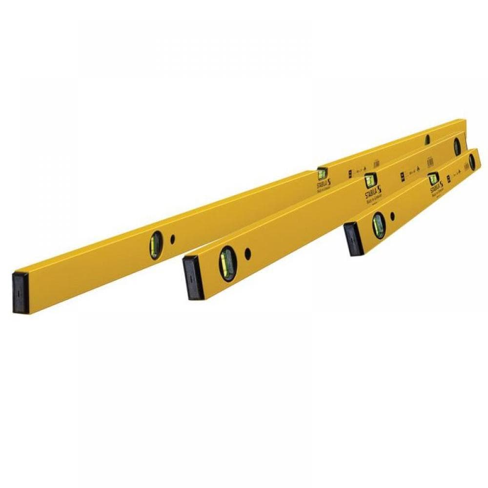 Stabila 17191 70-2 Double Plumb Spirit Level Pack 60Cm 120Cm & 180Cm