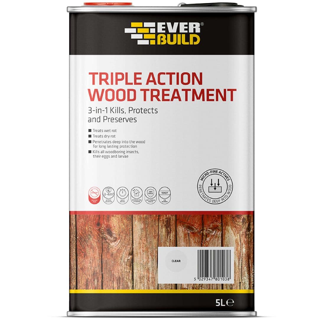 Everbuild Triple Action Wood Treatment 5L