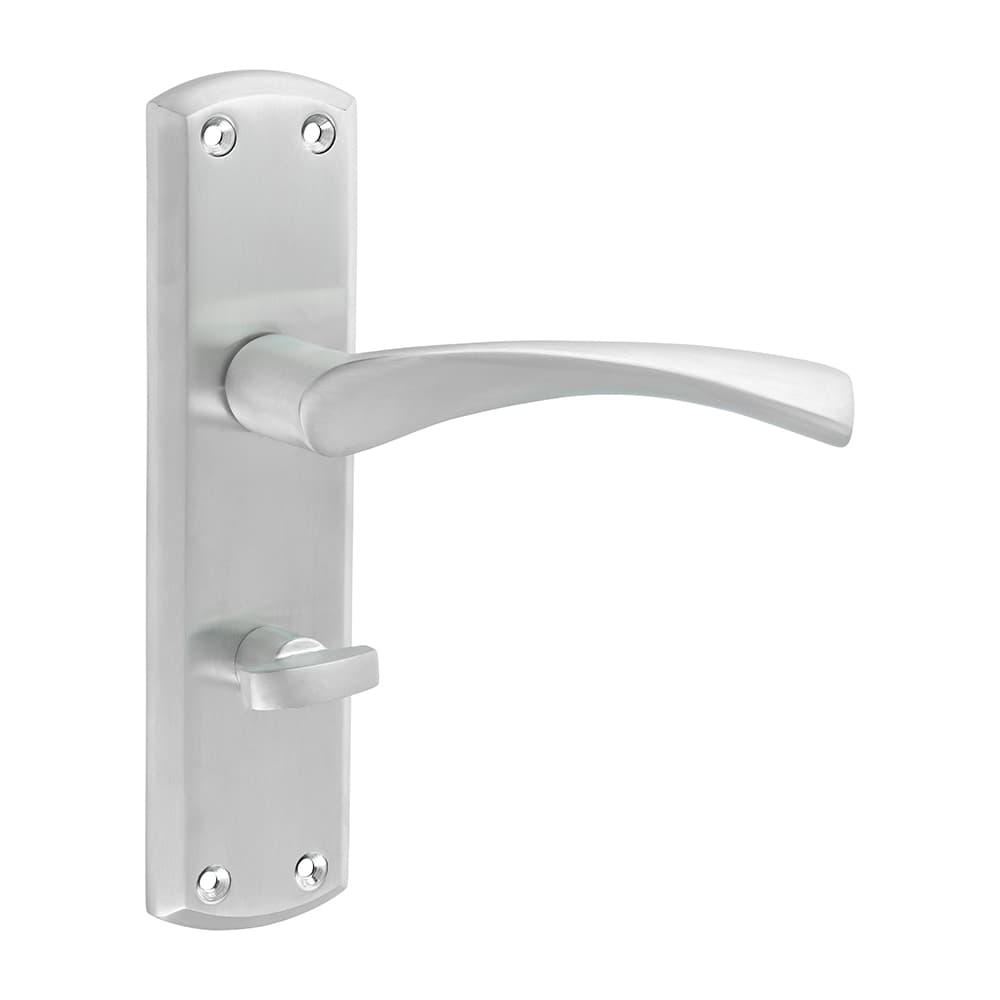 Timco Zeta Bathroom Handles - Satin Chrome Blister Pack 1 200738