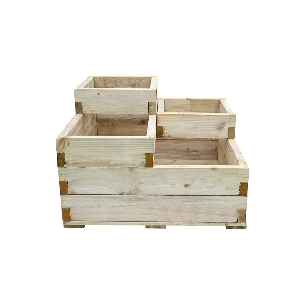 Forest Garden Caledonian Tiered Raised Bed - with Base Home Delivery