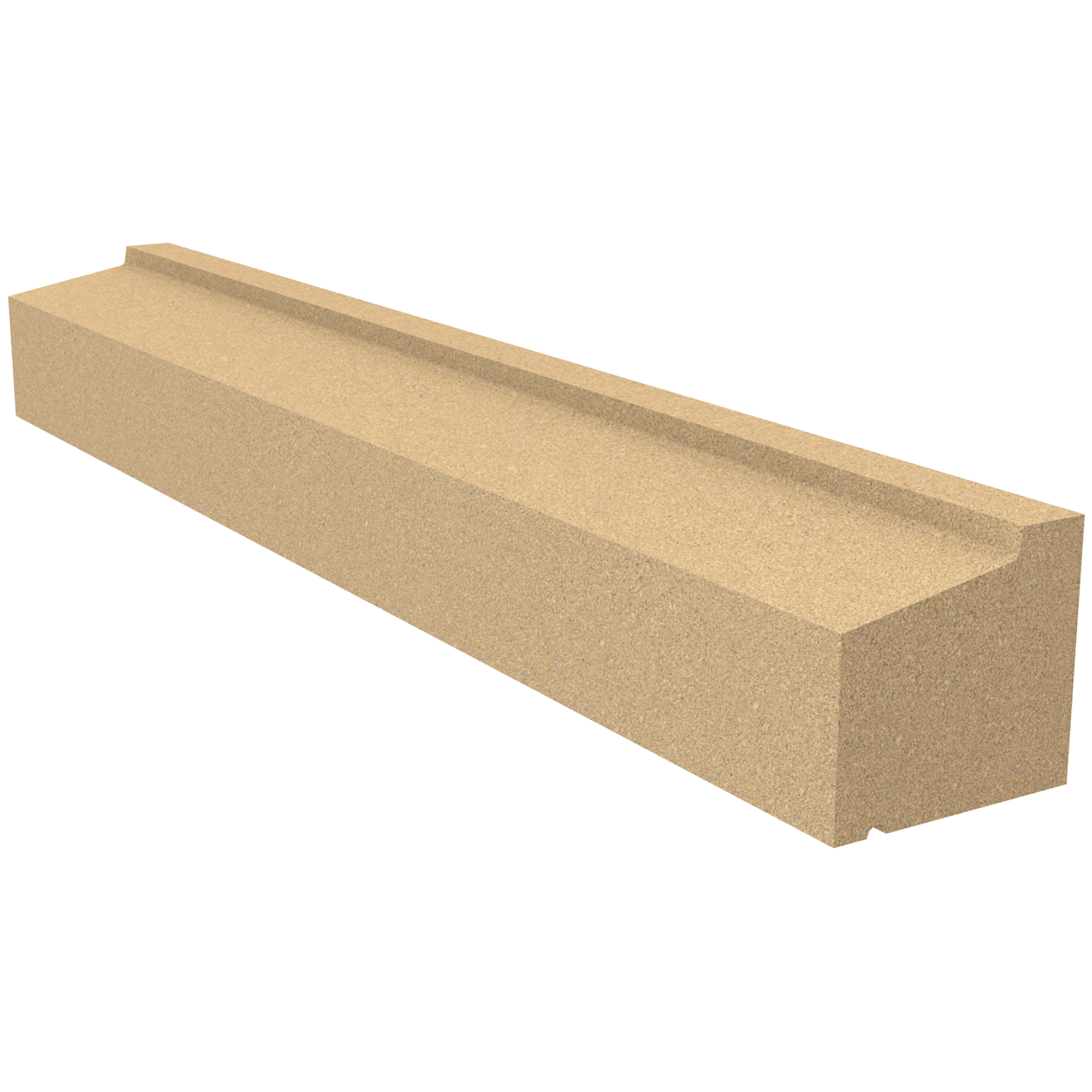 Forticrete Brown Aggregate Cill Slip T11-40 Bath, Size: 1115x150x140mm