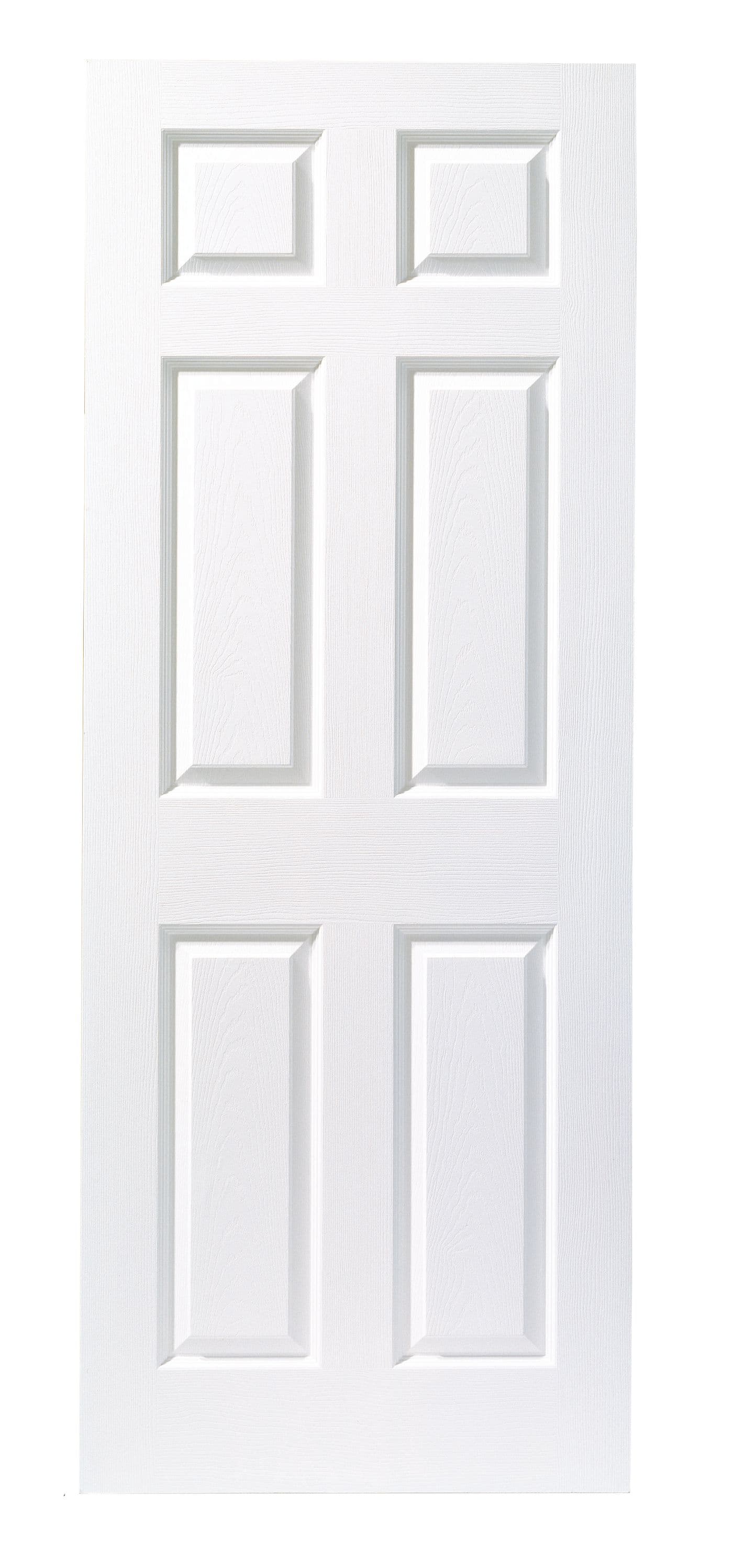 Premdor White Primed 6 Panel Grain Hollow Core Door 1981 x 762 x 35mm
