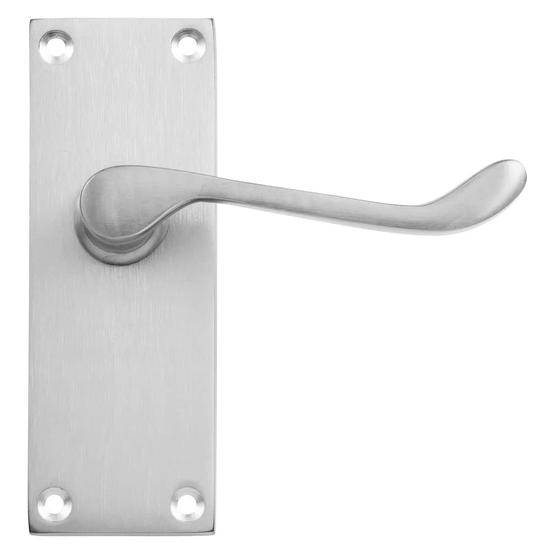 Vic Scroll Privacy Door Handle Polished Chrome Contract
