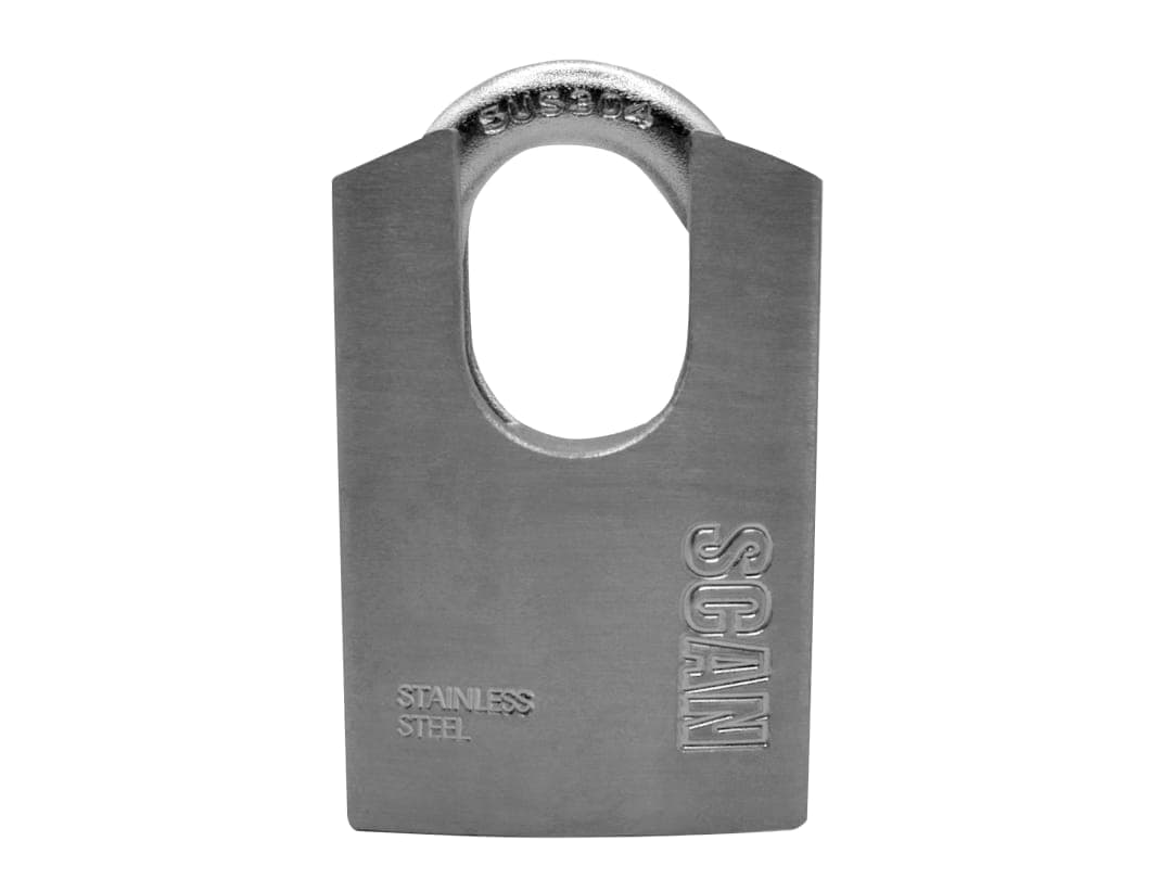 Scan Stainless Steel Shrouded Padlock 50mm ZB113-50