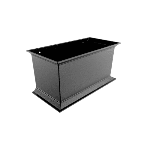 Cast Aluminium Round Flavia Hopper - 63mm PPC Finish Black (9005 Leatherette)