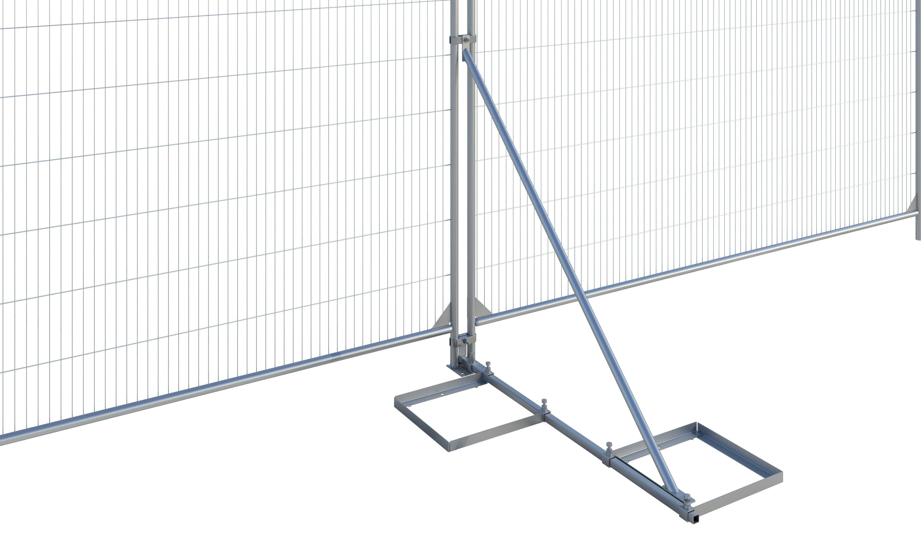 Windbreak Stabilising System for Temporary Heras Fencing